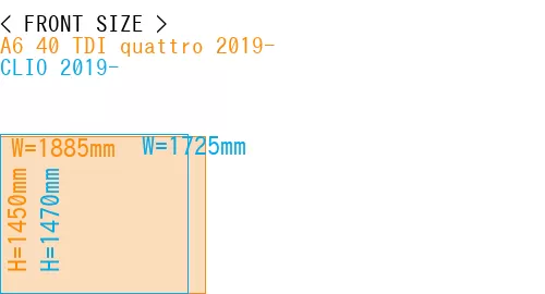 #A6 40 TDI quattro 2019- + CLIO 2019-